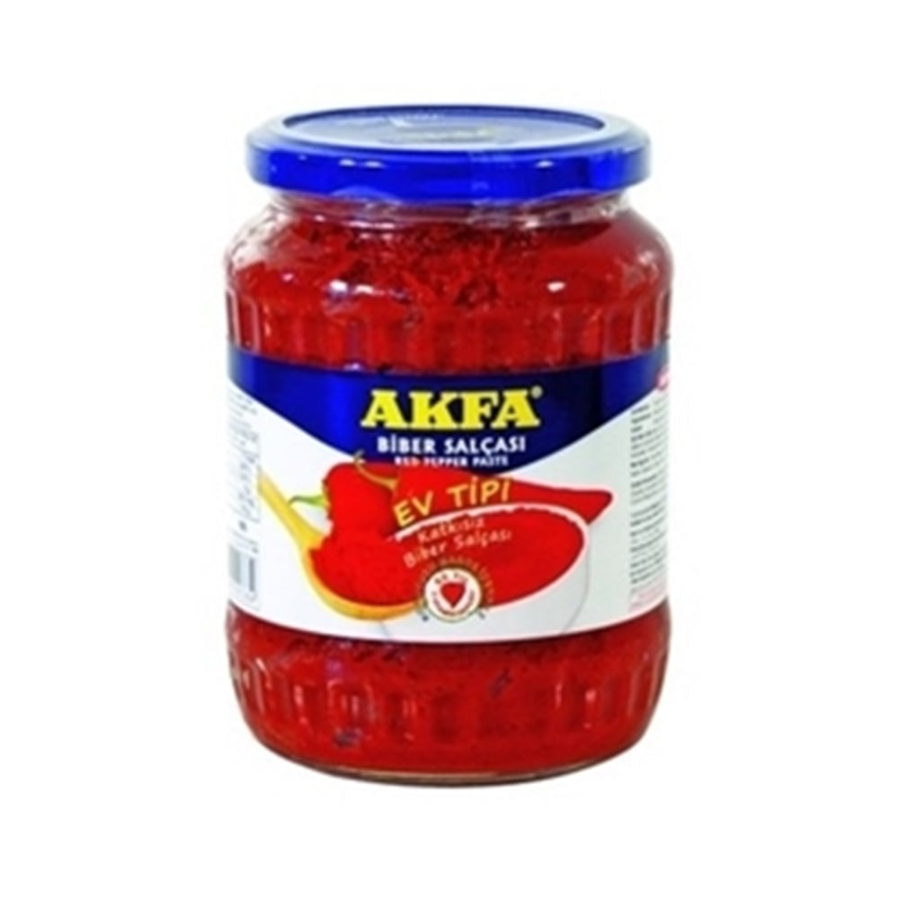Akfa Tatlı Biber Salçası Cam 700 Gr