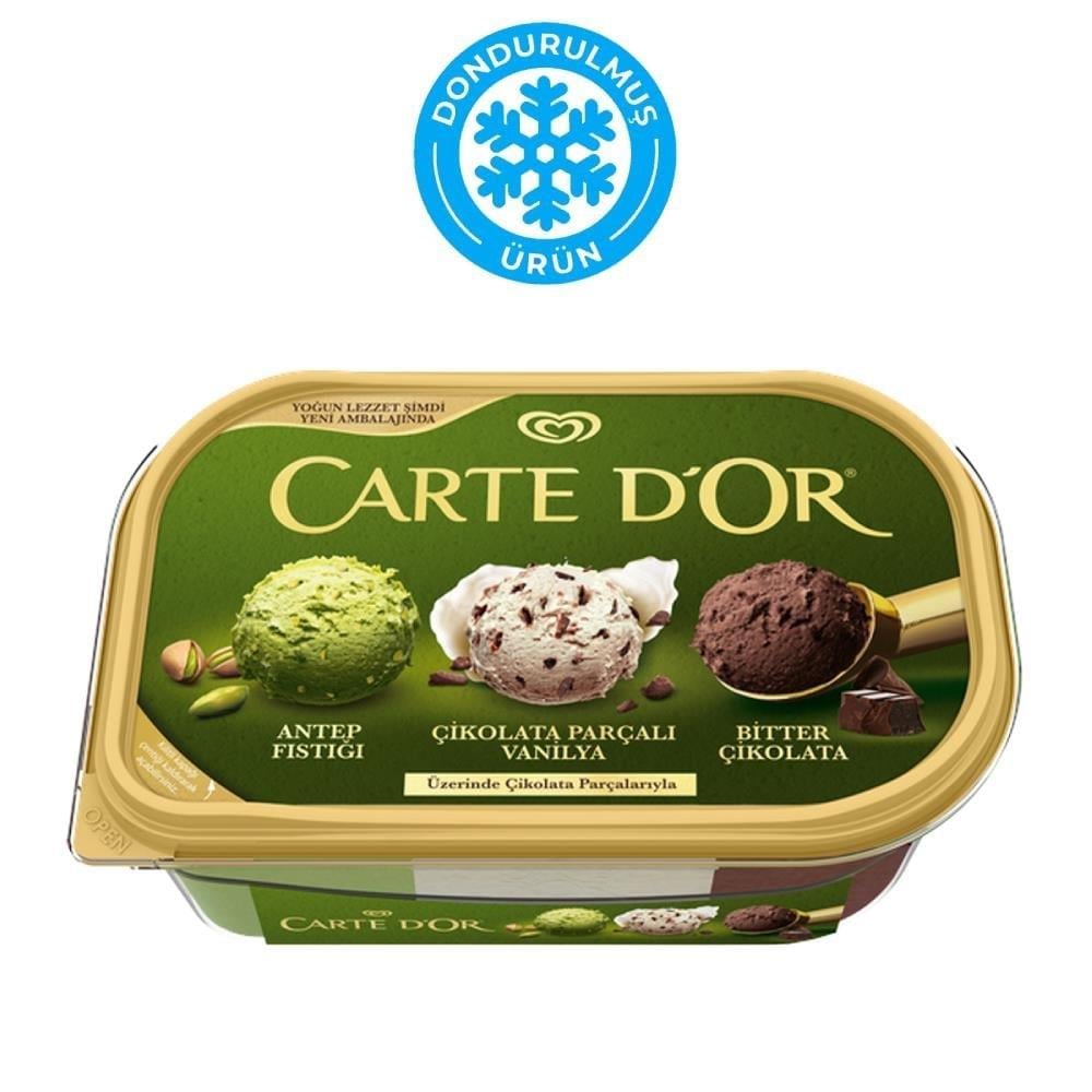 DondurmaAlgida Carte Dor Classic Dondurma 850ml Antep Fıstık Bitter Çikolata