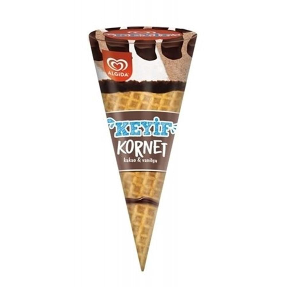 Algida Keyif Kornet Kakao & Vanilya 110 Ml