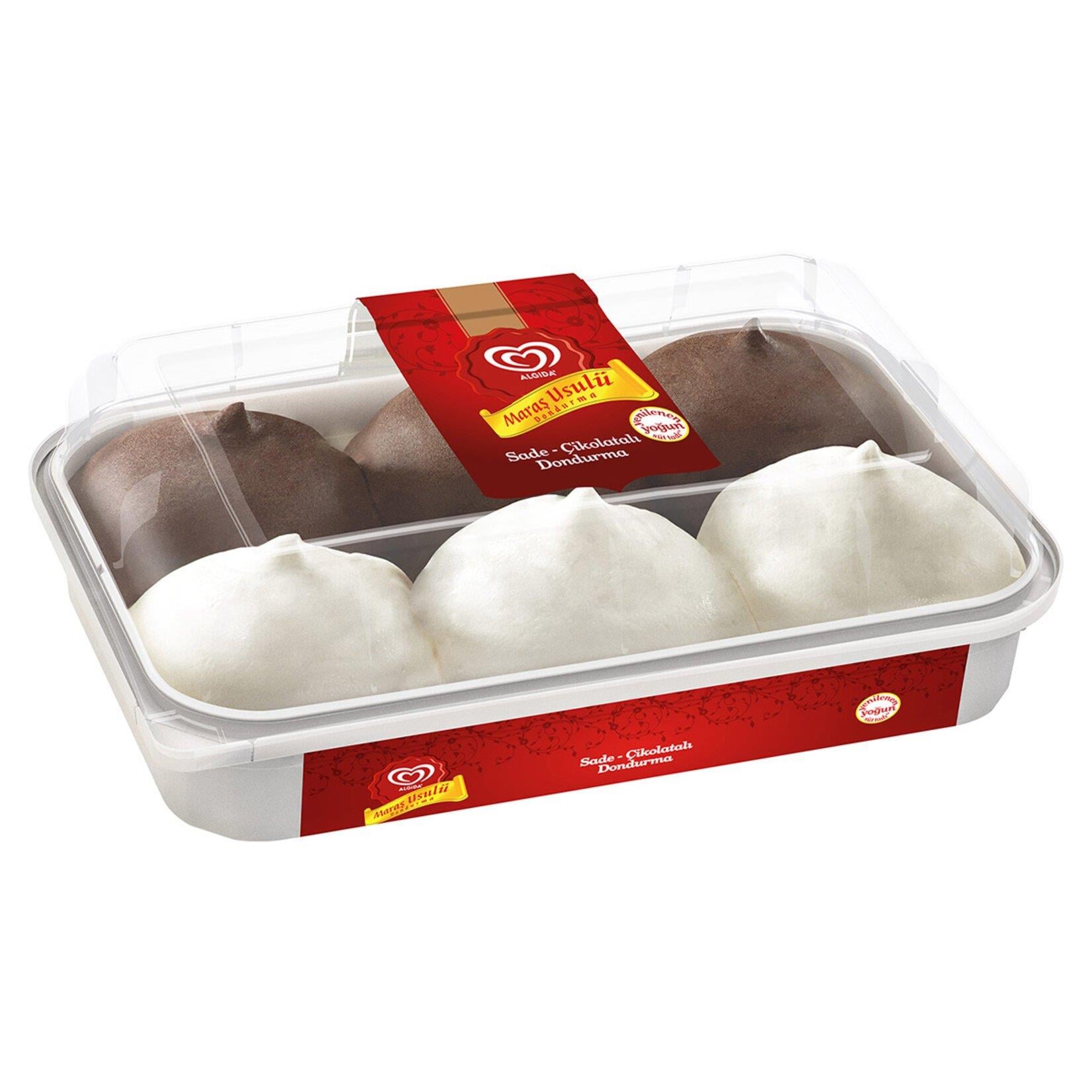 DondurmaAlgida Maraş Usulü Dondurma Çikolatalı Sade 500 ml