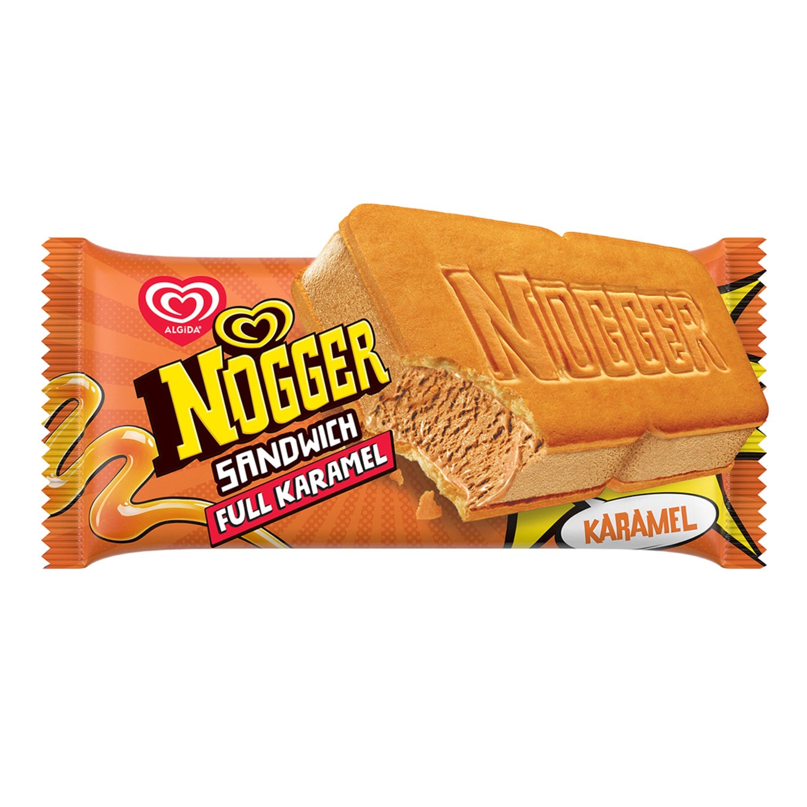 DondurmaAlgida Nogger Sandwich Full Karamel 145 ml