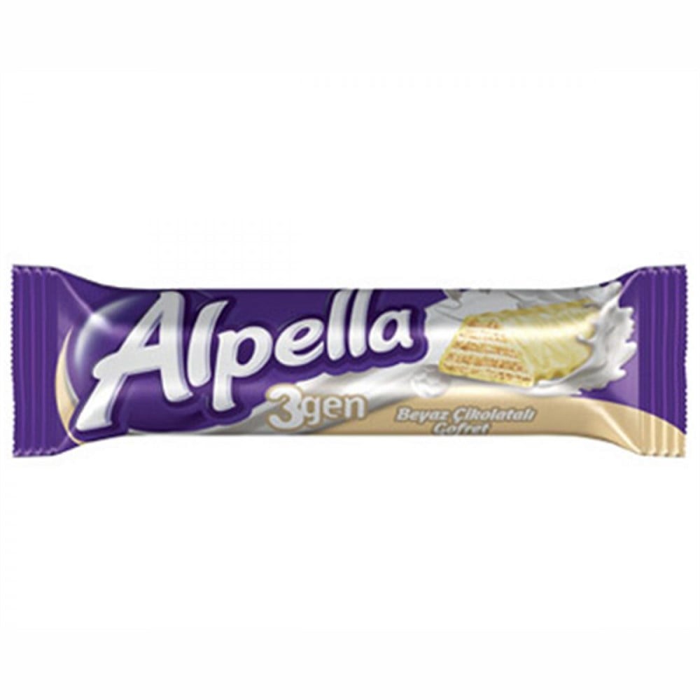 Alpella Gofret 3 Gen Beyaz Cık Sutlu