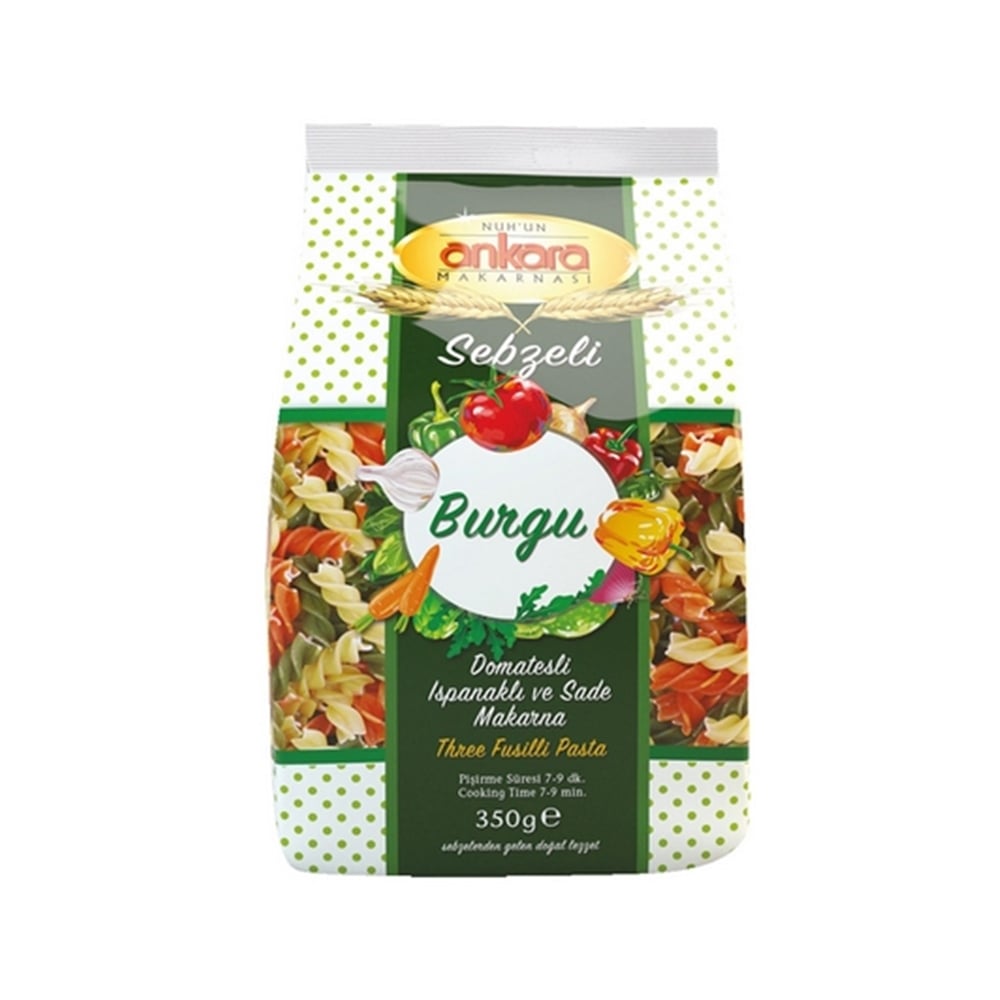 Ankara Makarna Burgu Sebzeli 350 Gr