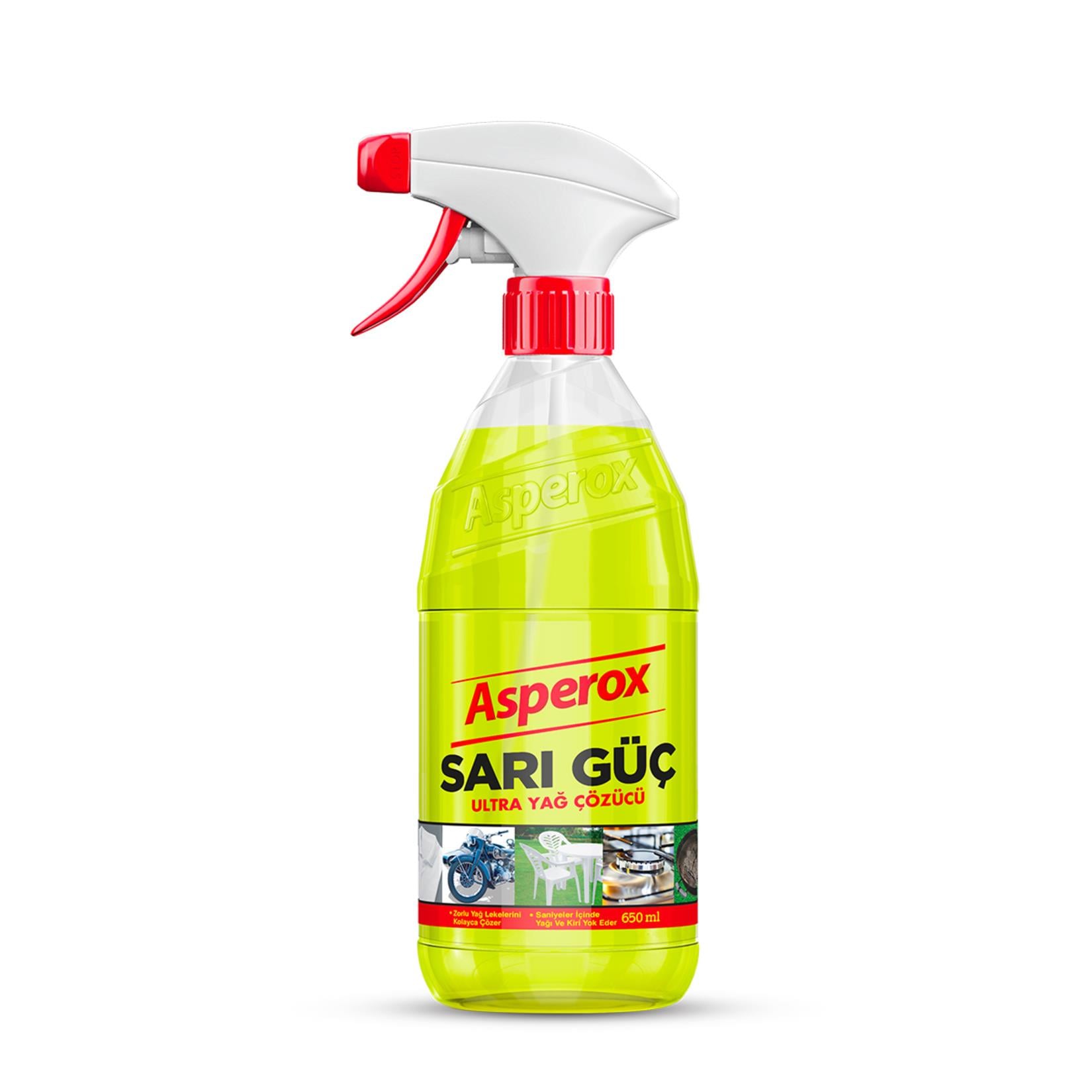 Parlatıcı, TemizleyiciAsperox Sarı Güç 650 Ml Sprey