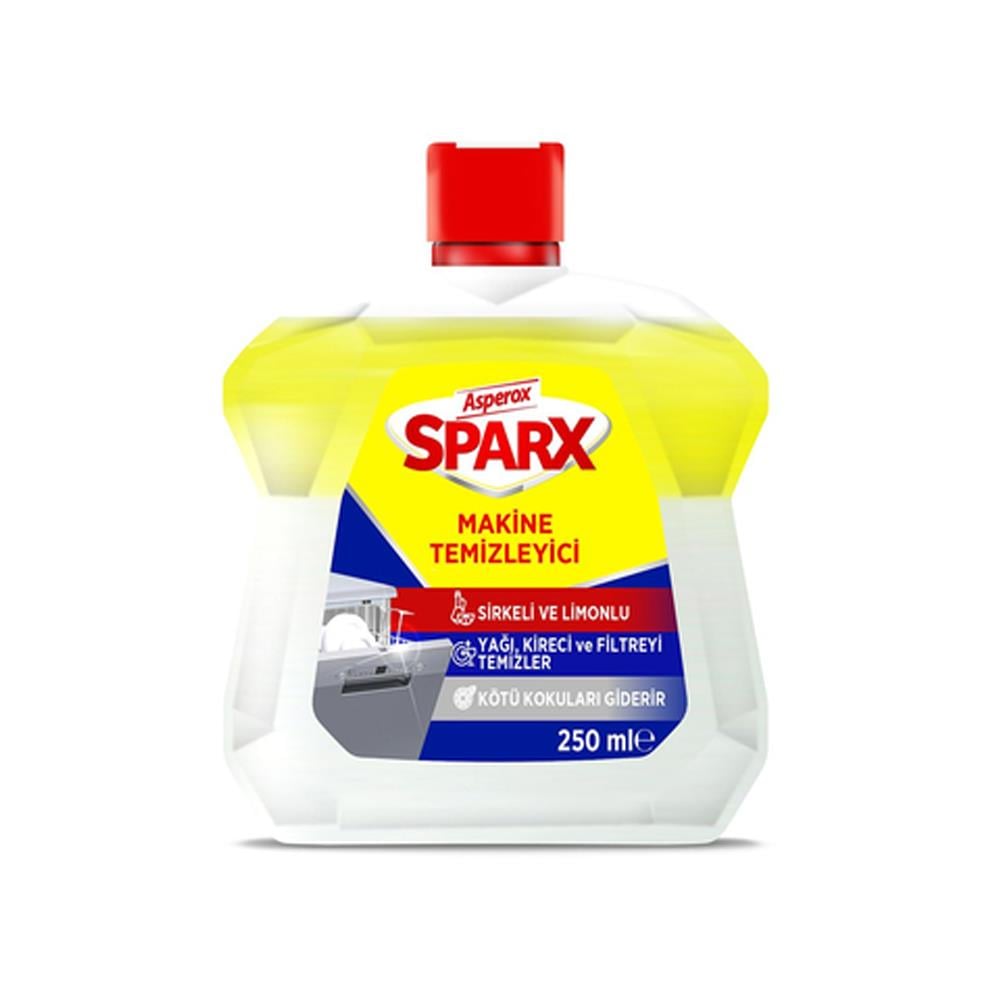 Bulaşık Makinesi TabletiAsperox Sparx Makine Temizleyici Sirkeli ve Limonlu 250 Ml