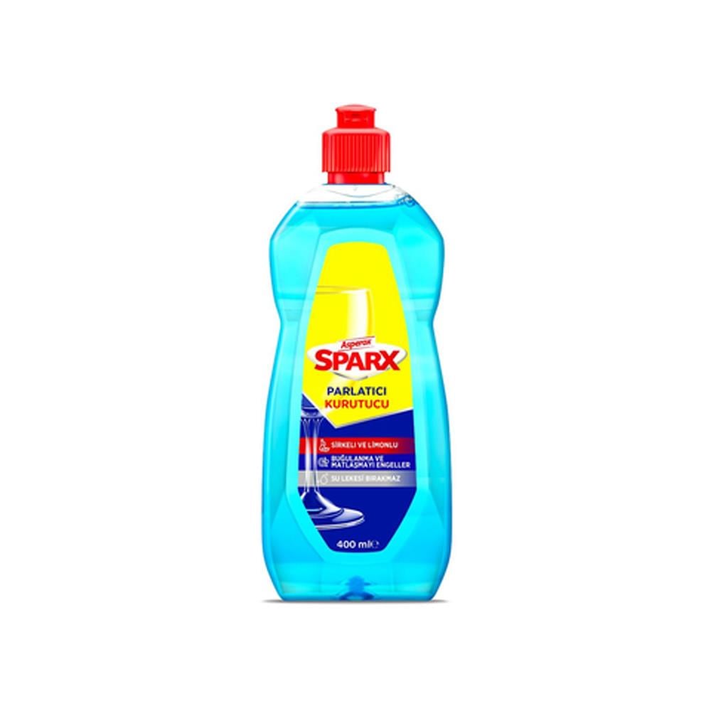 Bulaşık Makinesi TabletiAsperox Sparx Parlatıcı Kurutucu Sirkeli ve Limonlu 400 Ml