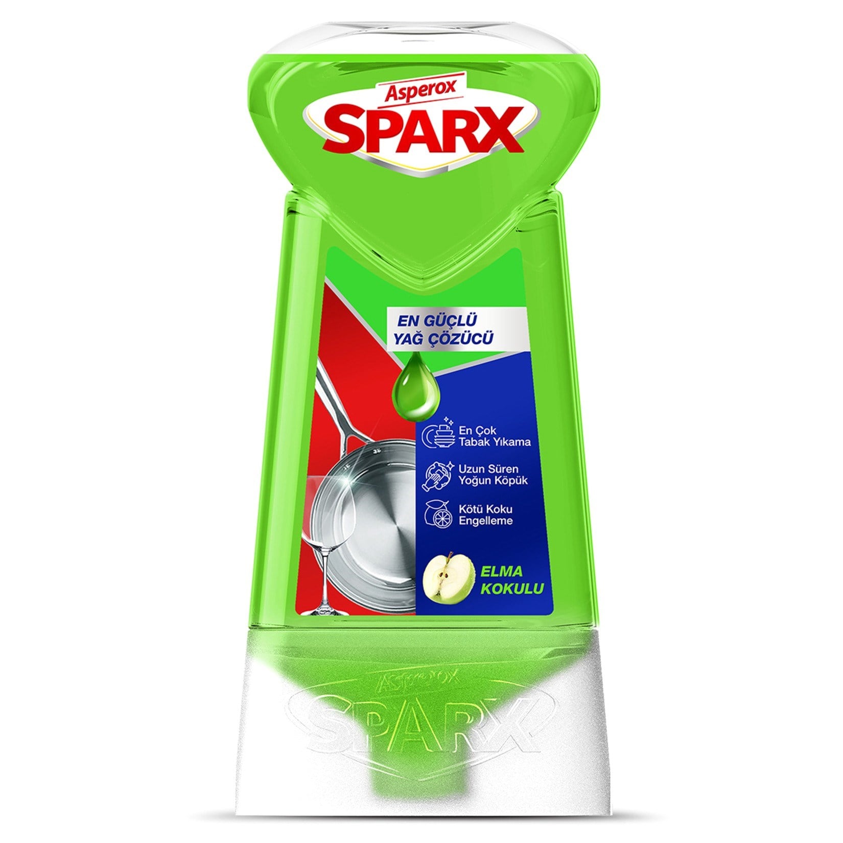 Bulaşık Makinesi TabletiAsperox Sparx Sıvı Bulaşık Deterjanı Elma Kokulu 650 ml