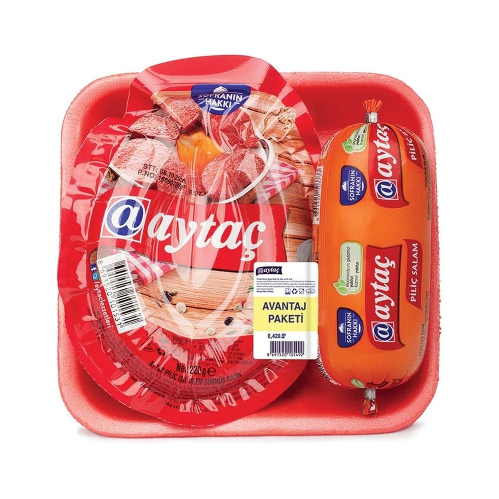 Aytaç Sucuk + Salam Avantaj Paket 380 gr 2'li Paket