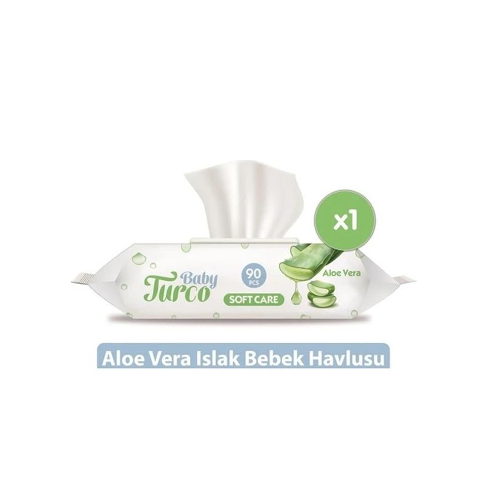 Islak MendilBaby Turco Islak Havlu Aloe Vera 90 lı
