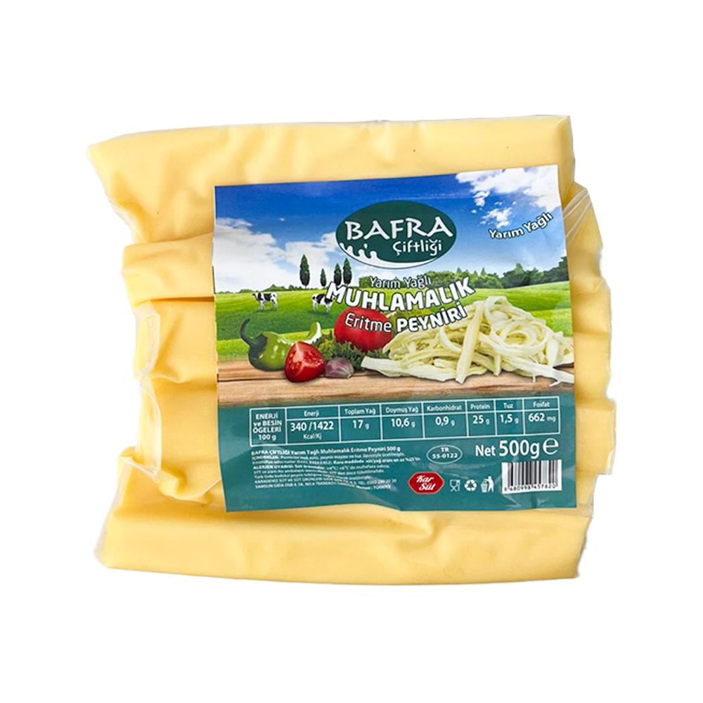 Yöresel PeynirBafra Çiftliği Kuymaklık Telli Peynir 500 gr