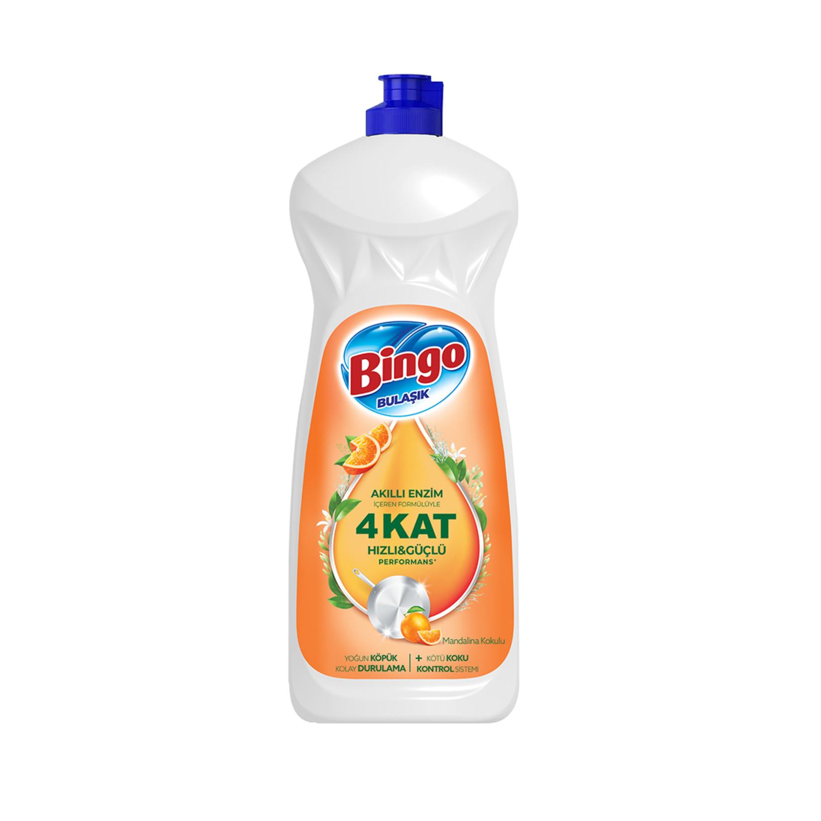 Sıvı Bulaşık DeterjanıBingo Bulaşık Deterjanı Mandalina Kokulu 1500 Ml