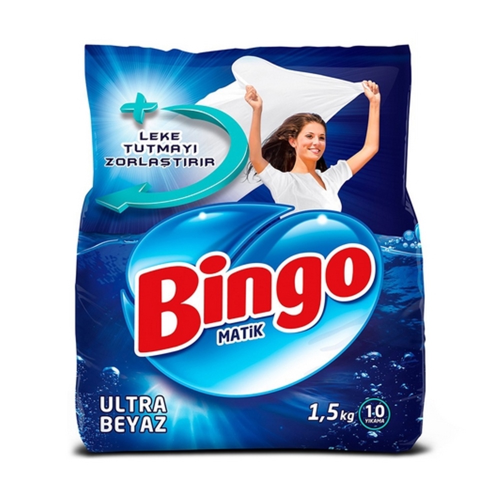 Bingo Matik Konsantre Deterjan Beyaz 1.5 Kg