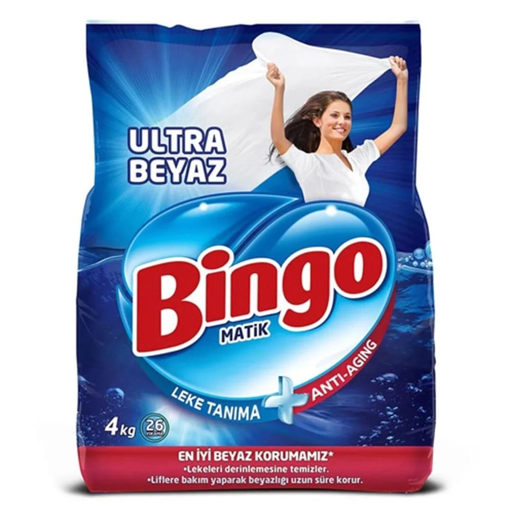 Toz DeterjanBingo Matik Ultra Beyaz 4 kg