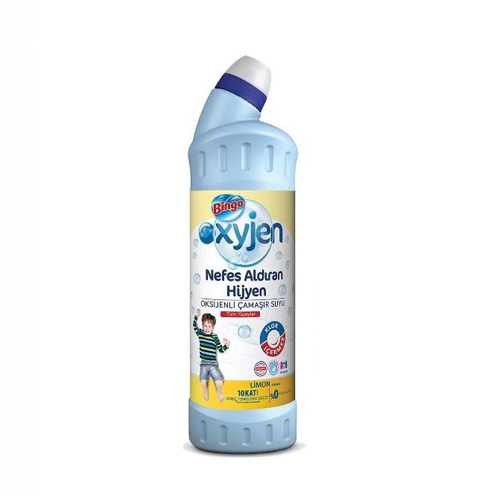 Çamaşır SuyuBingo Oksijen Çamaşır Suyu Limon Kokulu 750 Ml