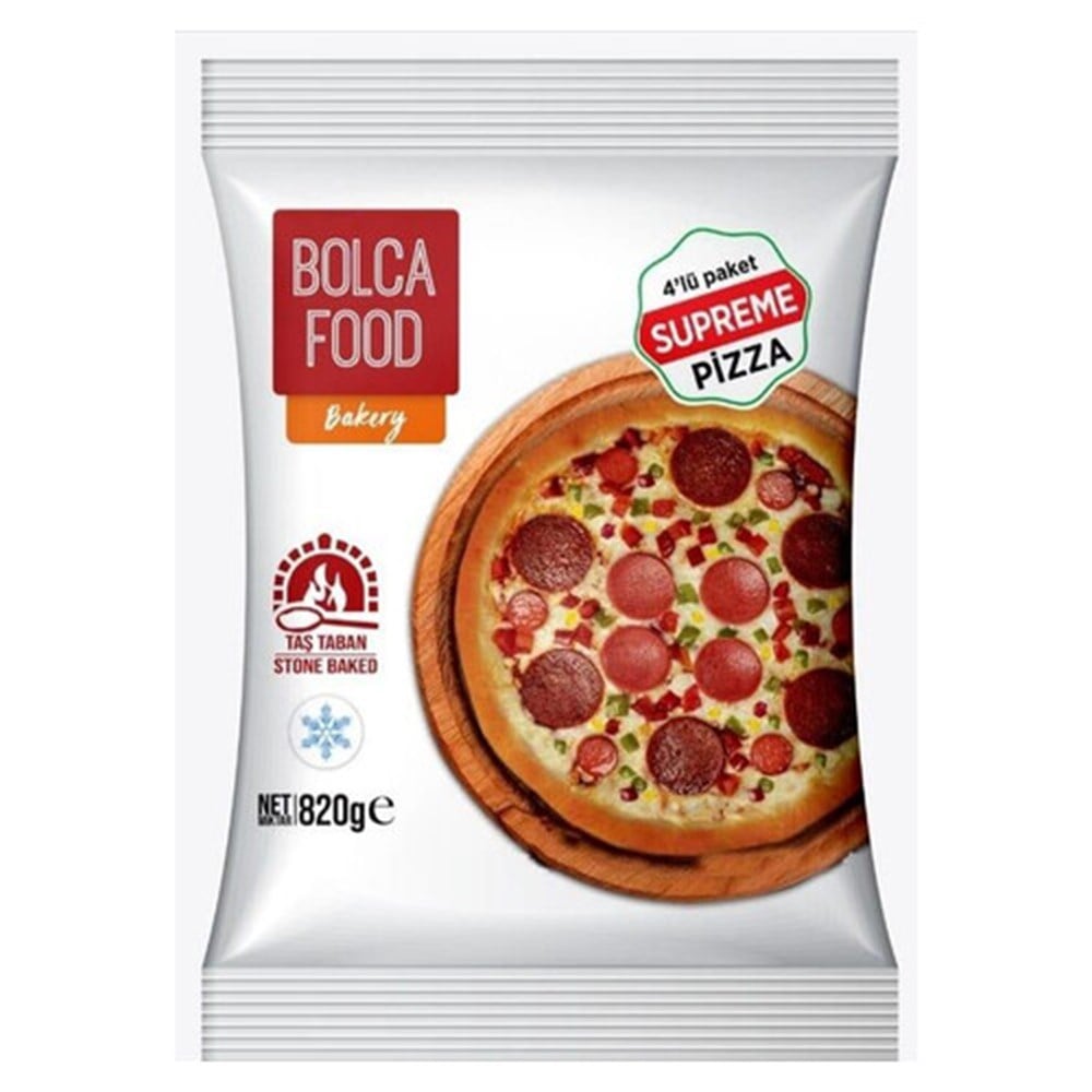 Bolca Food Karışık Pizza 4 Lü 820 gr
