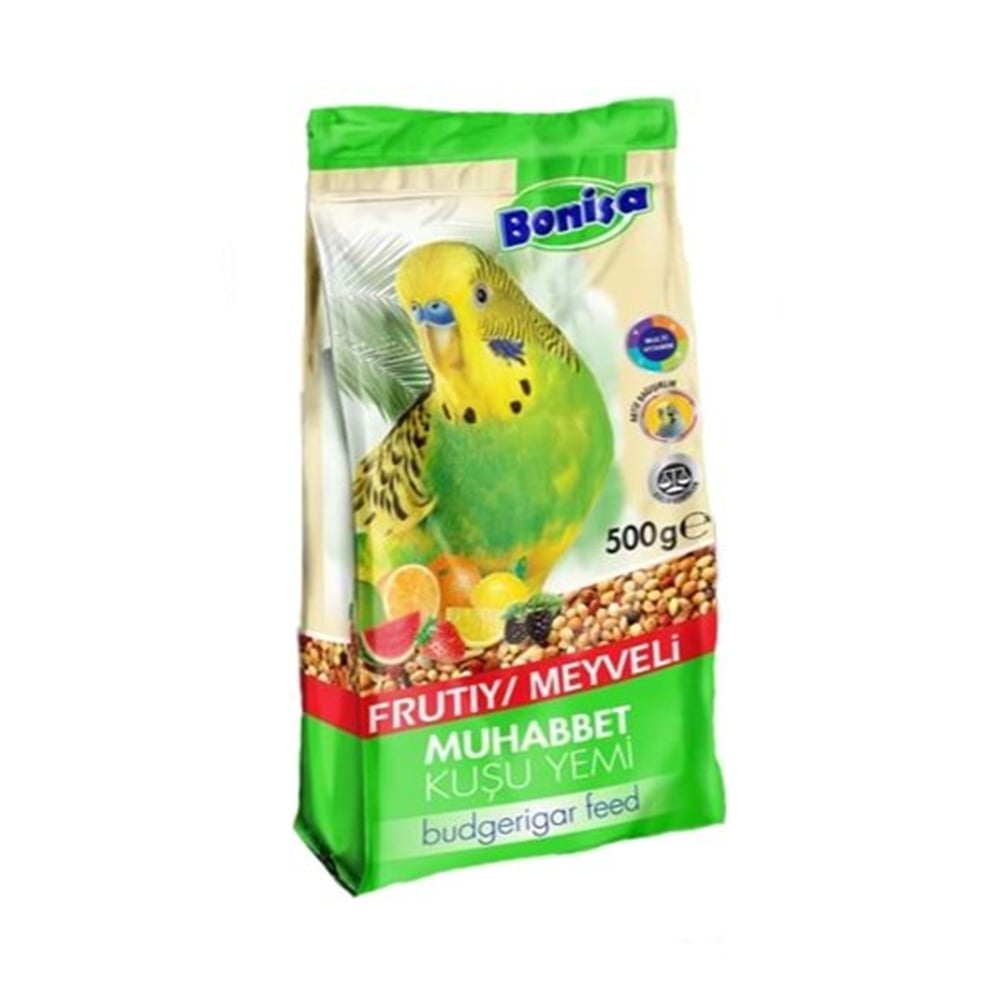 Bonisa Muhabbet Kuş yemi Meyveli Furıty 500 gr.