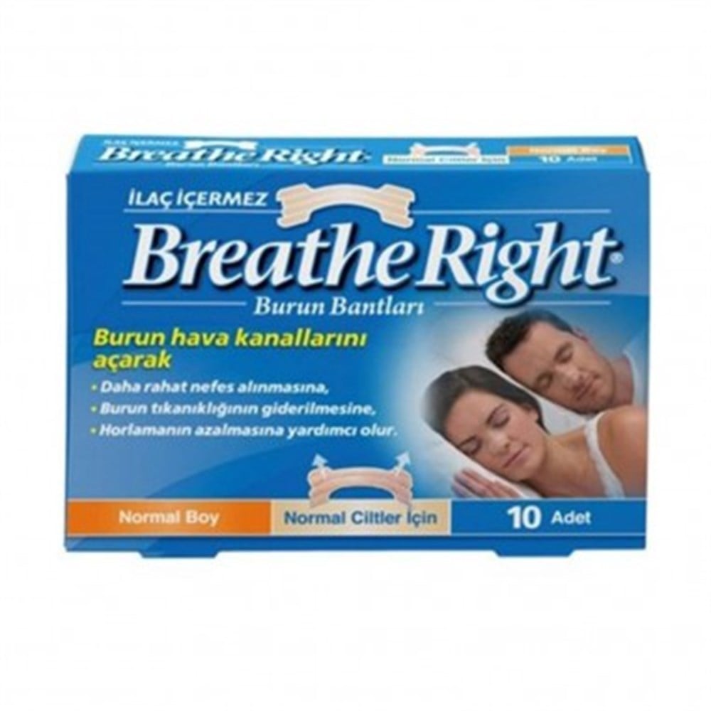 Breathe Rıght Burun Bandı Normal 10 Lu