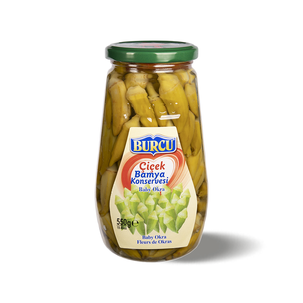 Konserve SebzeBurcu Bamya Cam  550 Gr