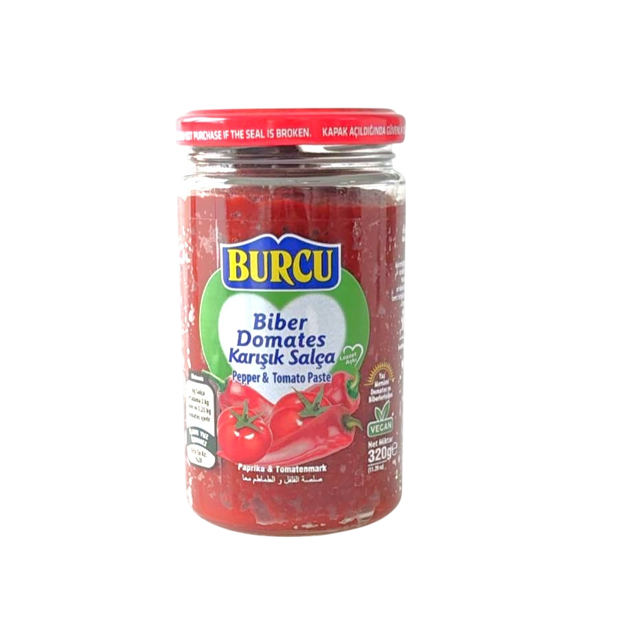 SalçaBurcu Biber Domates Salçası Karışık 320 g