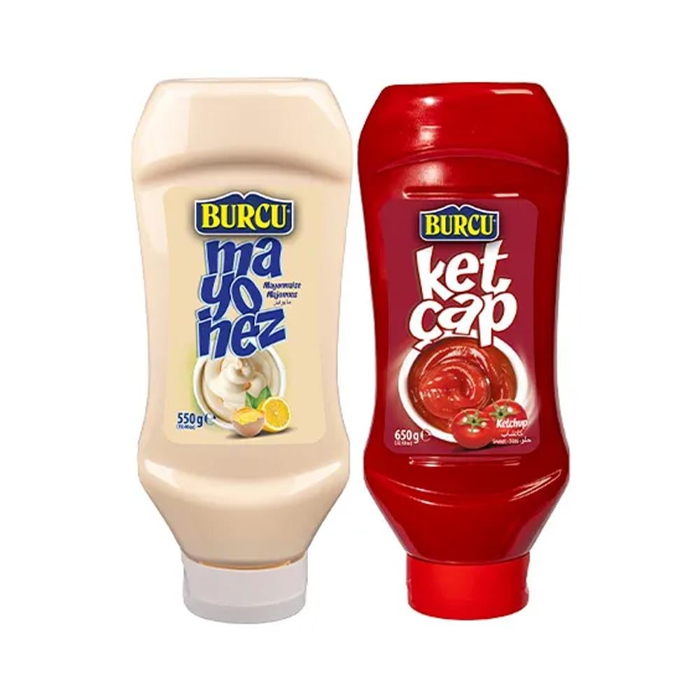 KetçapBurcu Ketçap 650 gr+Mayonez 550 gr Bitirim İkili
