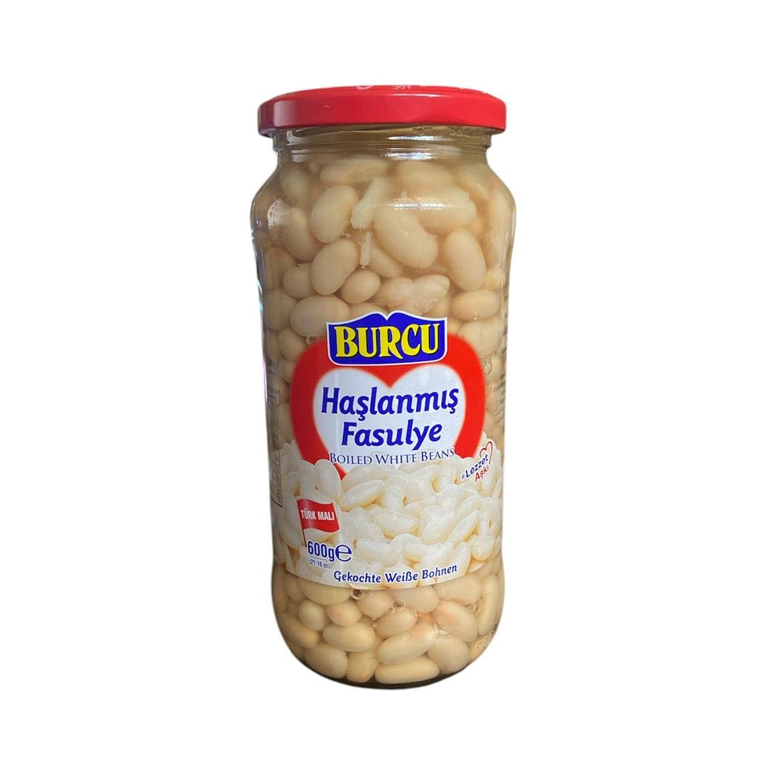HaşlanmışBurcu Kuru Fasülye Haşlanmış Cam 600 Gr