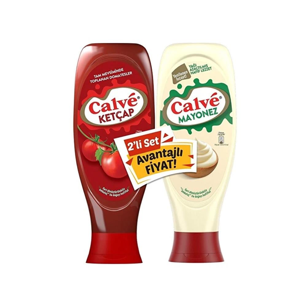 Calve Ketçap 610 Gr+ Light Mayonez 540 Gr