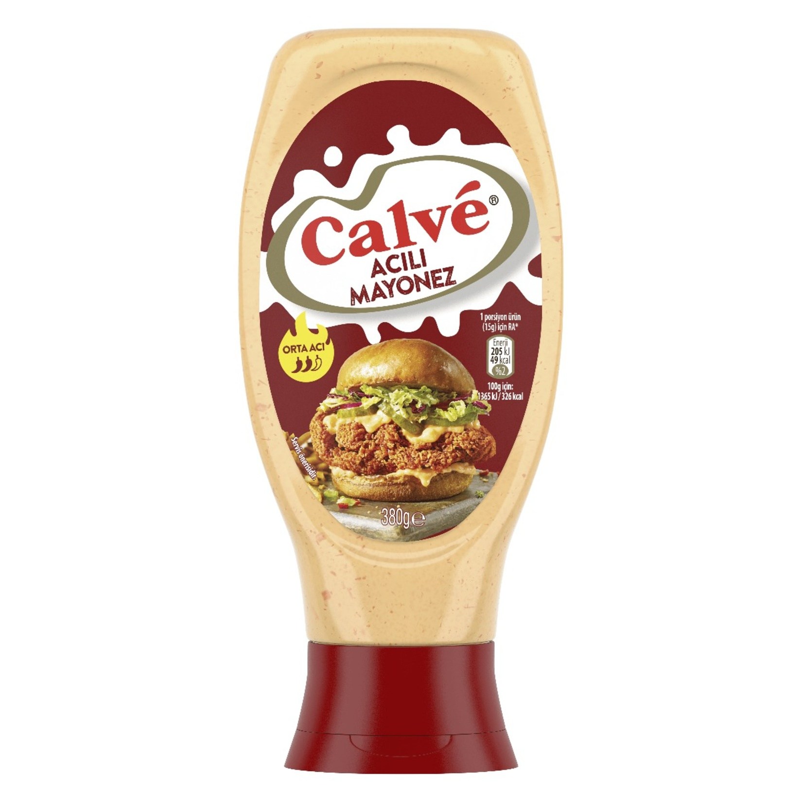 MayonezCalve Mayonez Acılı 380 g