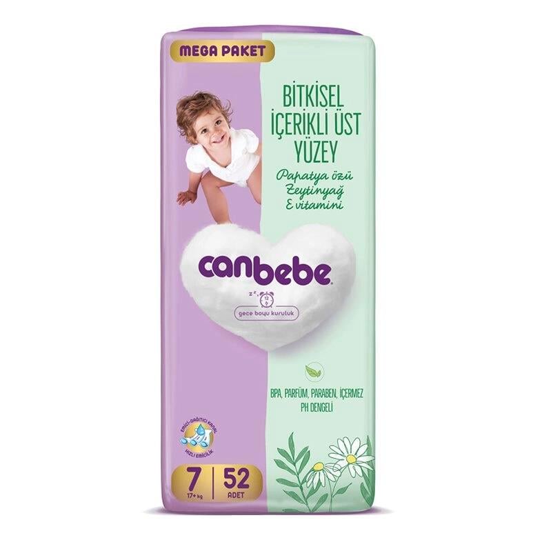 Bebek BezleriCanbebe Mega Paket Bebek Bezi X-Large 52 li No:7
