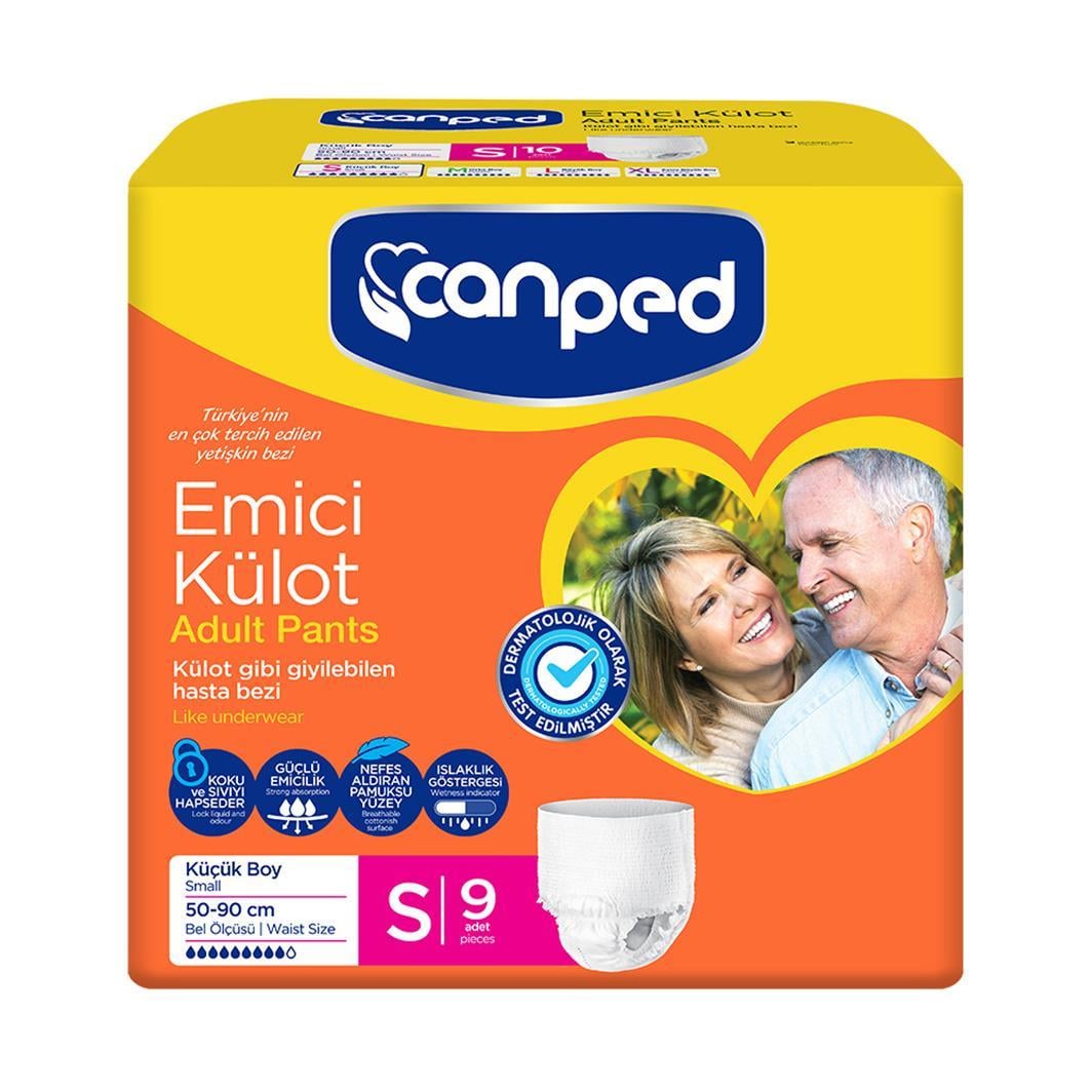 Canped Emici Külot Küçük 9'lu