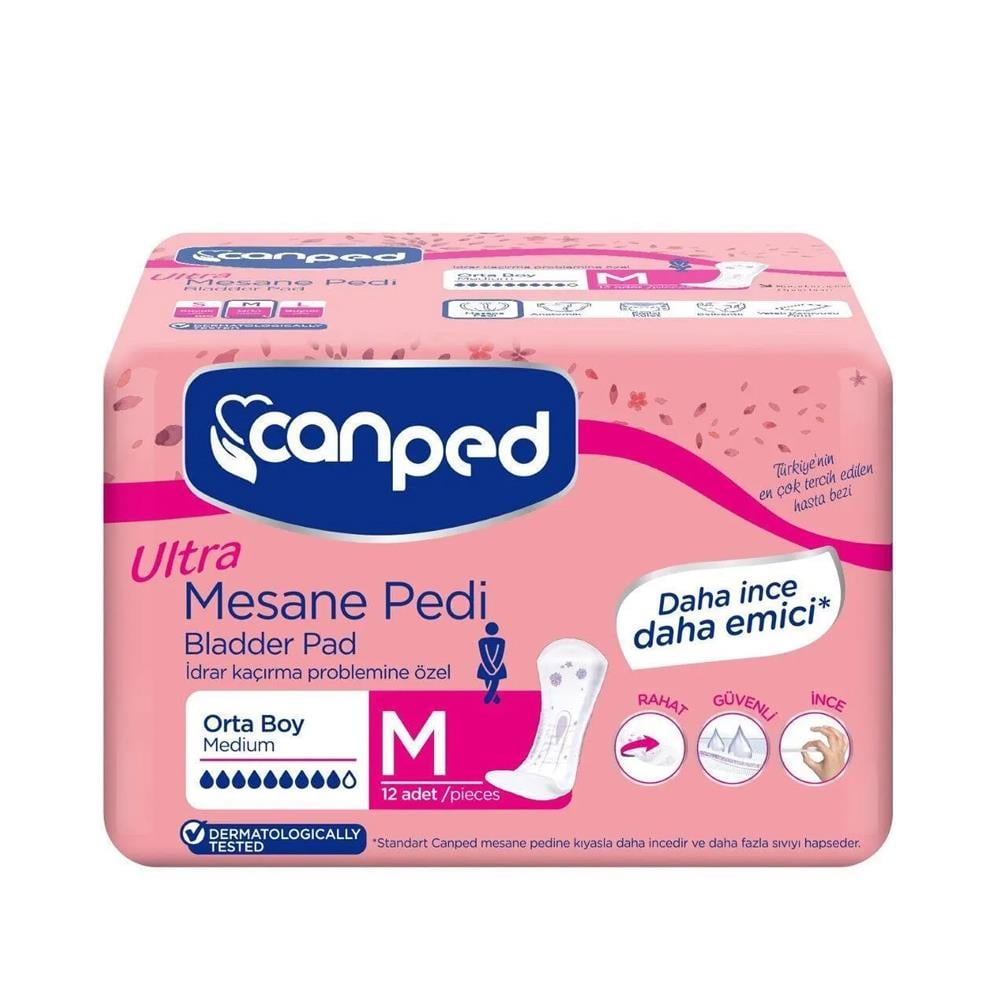 Canped Ultra Mesane Pedi Orta Boy Medium Normal 12 Adet