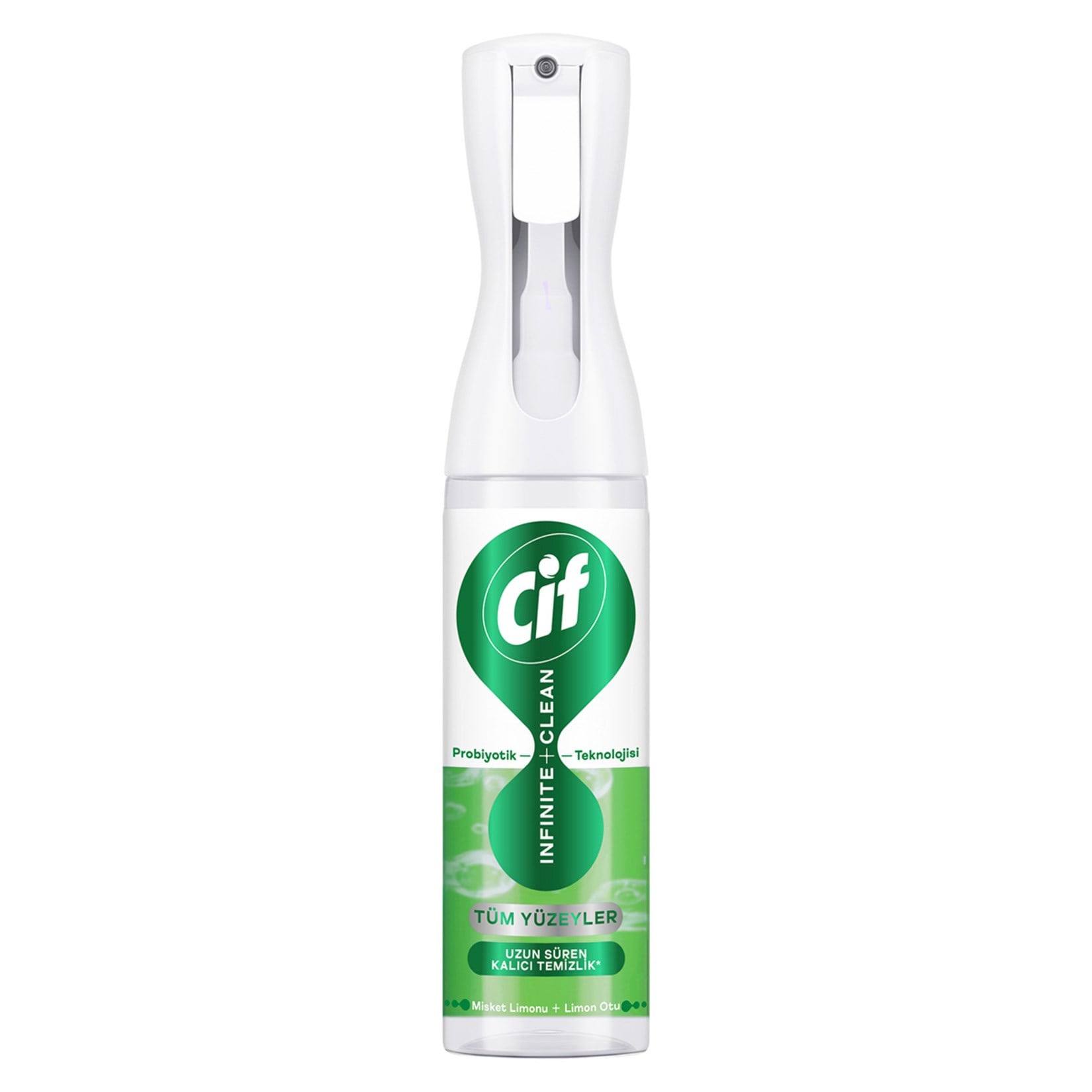 Mutfak ve Banyo TemizleyicilerCif Sprey Infinite Clean Tüm Yüzeyler İçin Misket Limonu & Limon Otu 280 ml