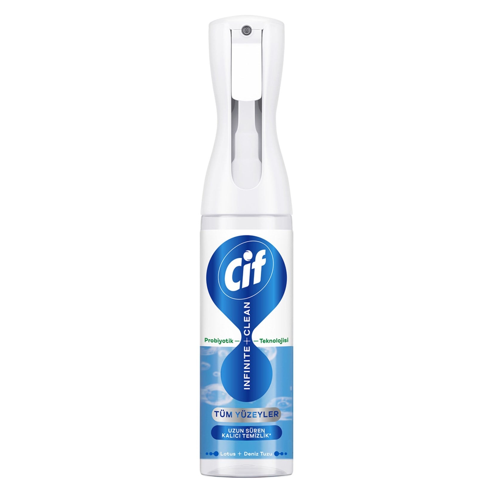 Mutfak ve Banyo TemizleyicilerCif Sprey Infinite Clean Tüm Yüzeyler İçin Lotus & Deniz Tuzu 280 ml