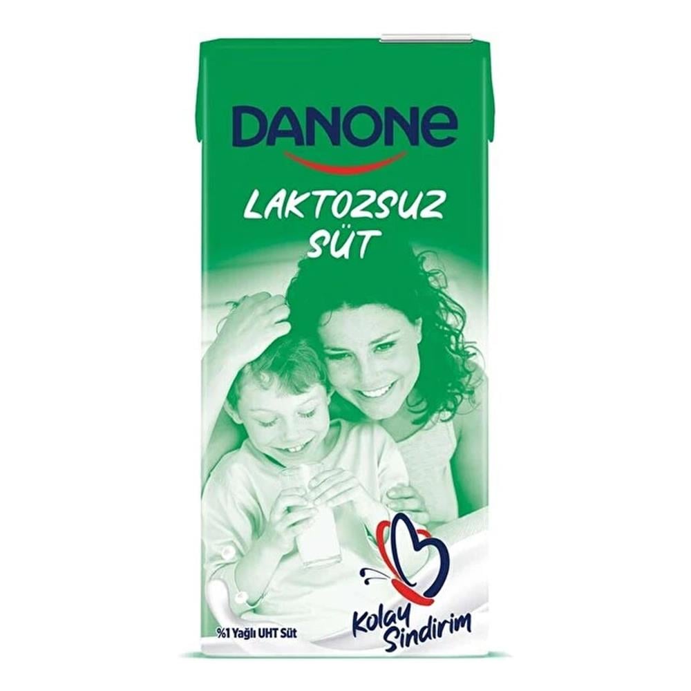 Danone Laktozsuz Süt 1000 ml %1 Yağlı Uht
