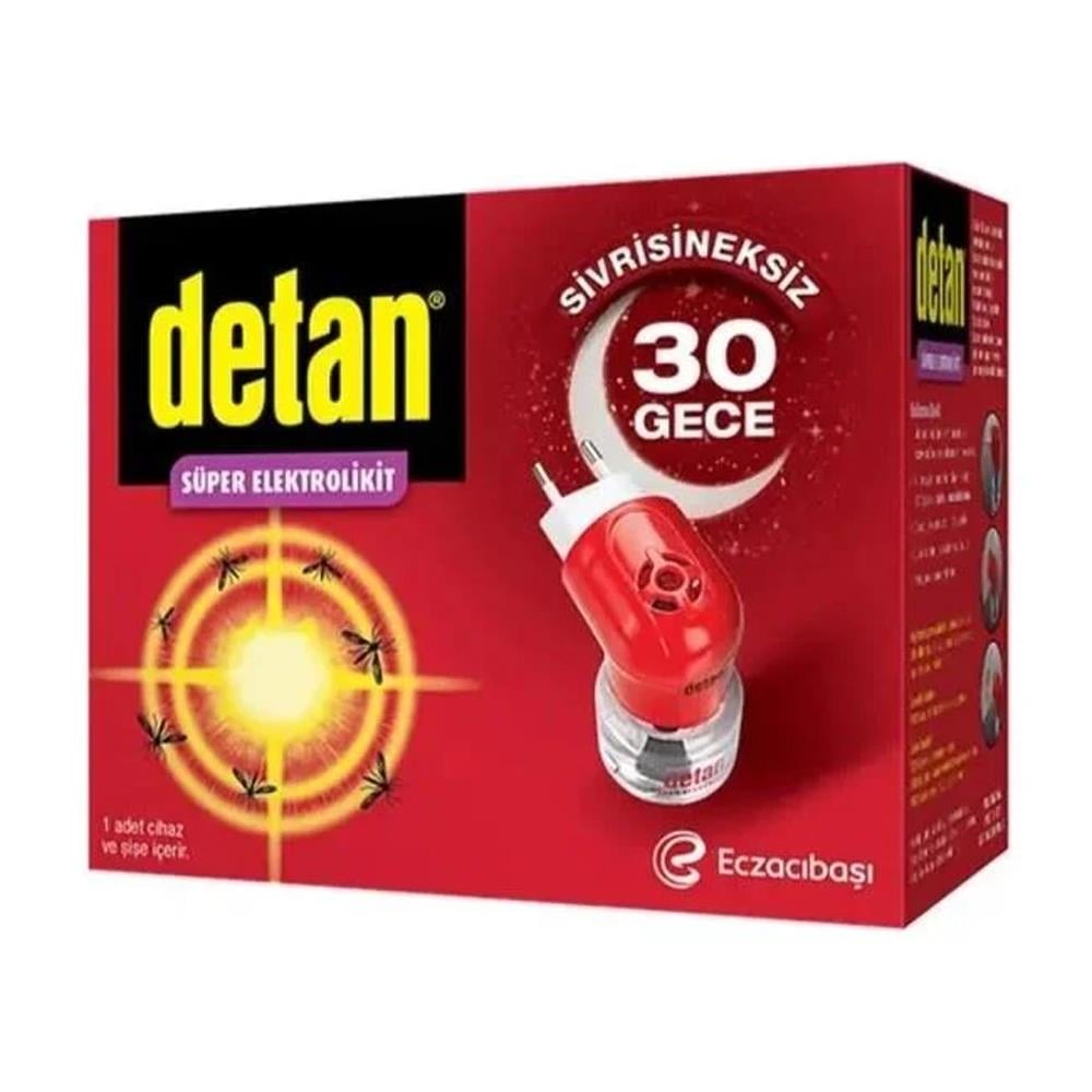 Haşere ÖldürücülerDetan 30 Gece Elektrolikit Cihaz+Yedek
