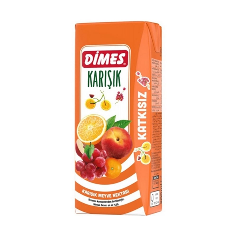 Dimes Karışık Meyve Suyu 200 Ml
