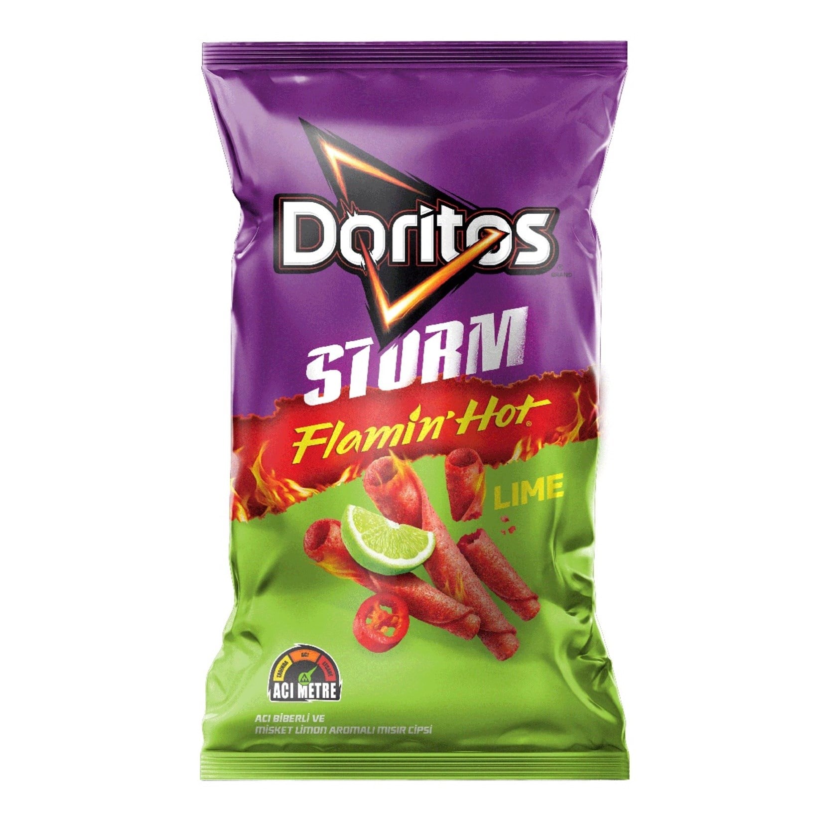 CipsDoritos Storm Flamin Hot Lime 125 g