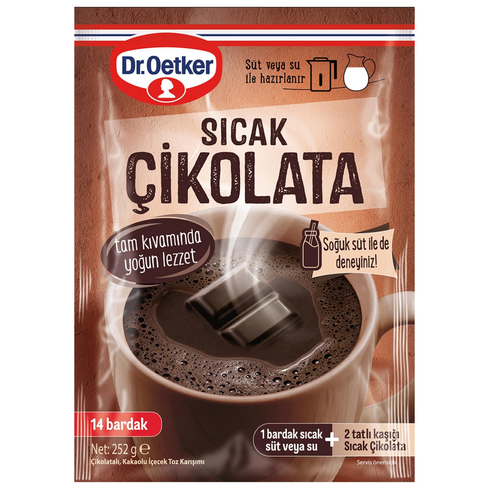 Sıcak Çikolata, SalepDr. Oetker Sıcak Çikolata Toz Karışım 252 g