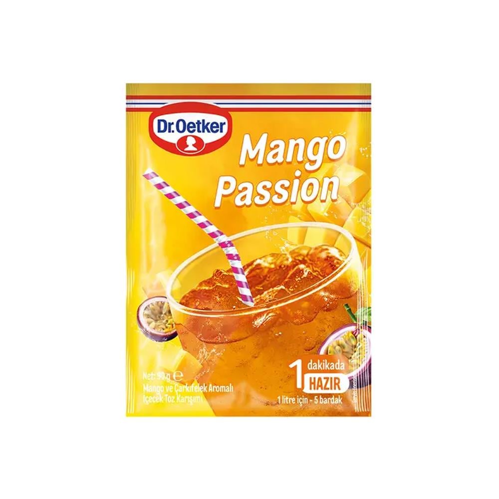 Toz İçeceklerDr. Oetker Toz Karışım İçeçek 90 gr Mango Passion