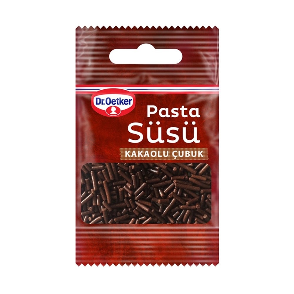 Dr.Oetker Pasta Süsü Kakaolu Çubuk 10 Gr