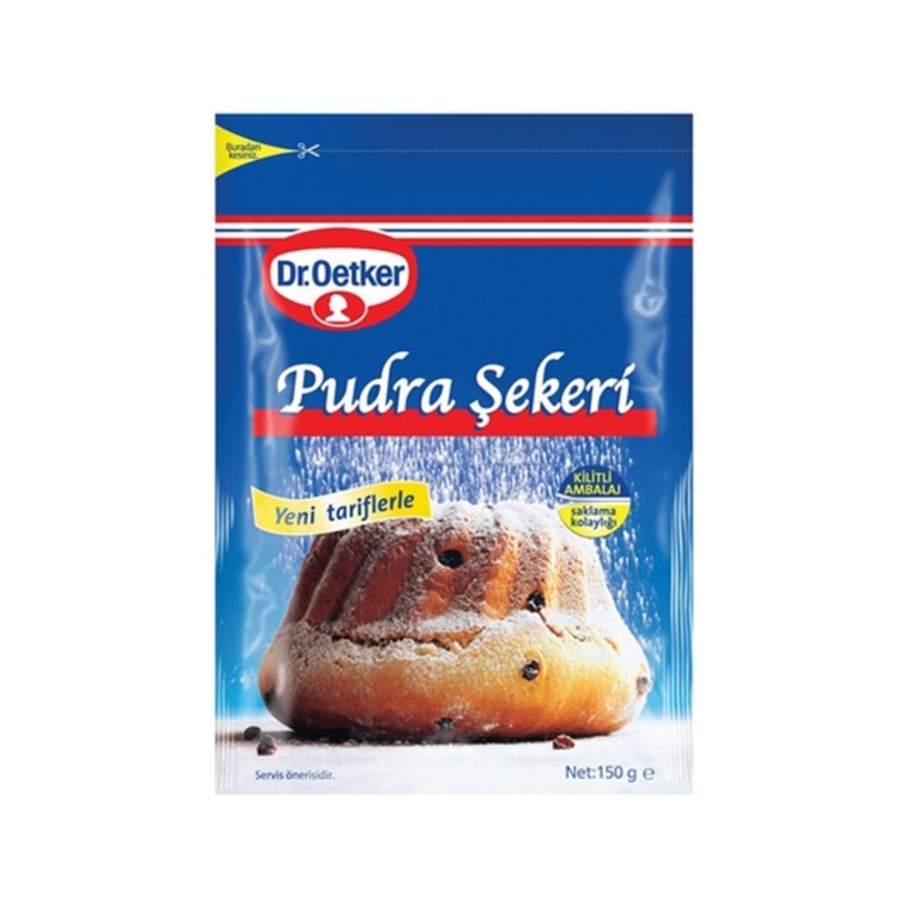Dr.Oetker Pudra Şekeri 150 Gr Kilitli Ambalaj