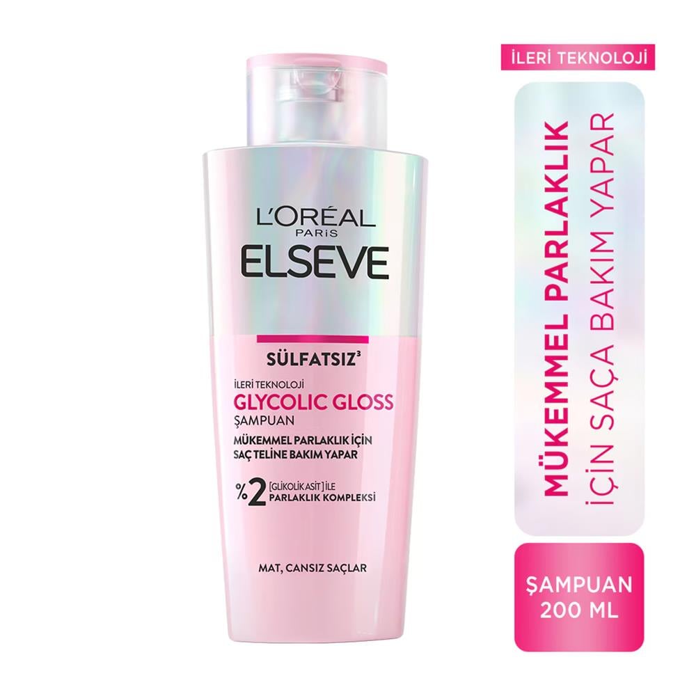ŞampuanElseve Şampuan Glycolic Gloss 200 ml