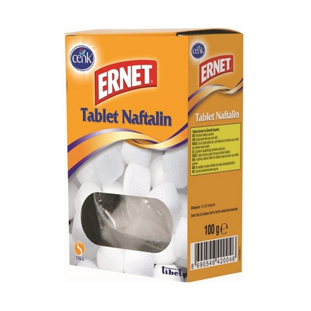 Ernet Tablet Naftalin 100 Gr