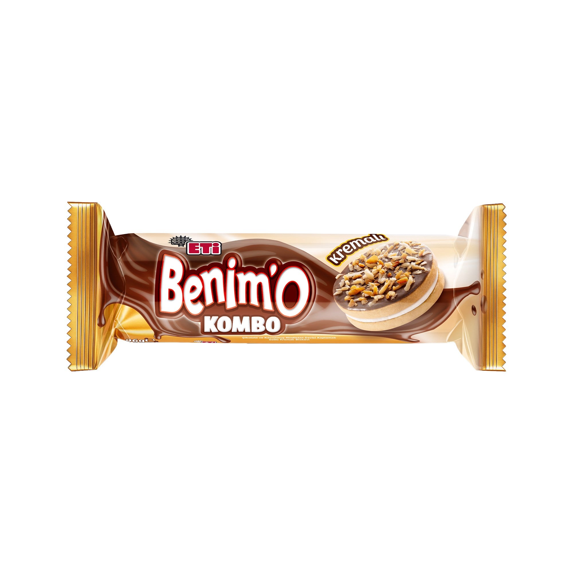 BisküviEti Benim’o Kombo Kremalı Bisküvi 96 g