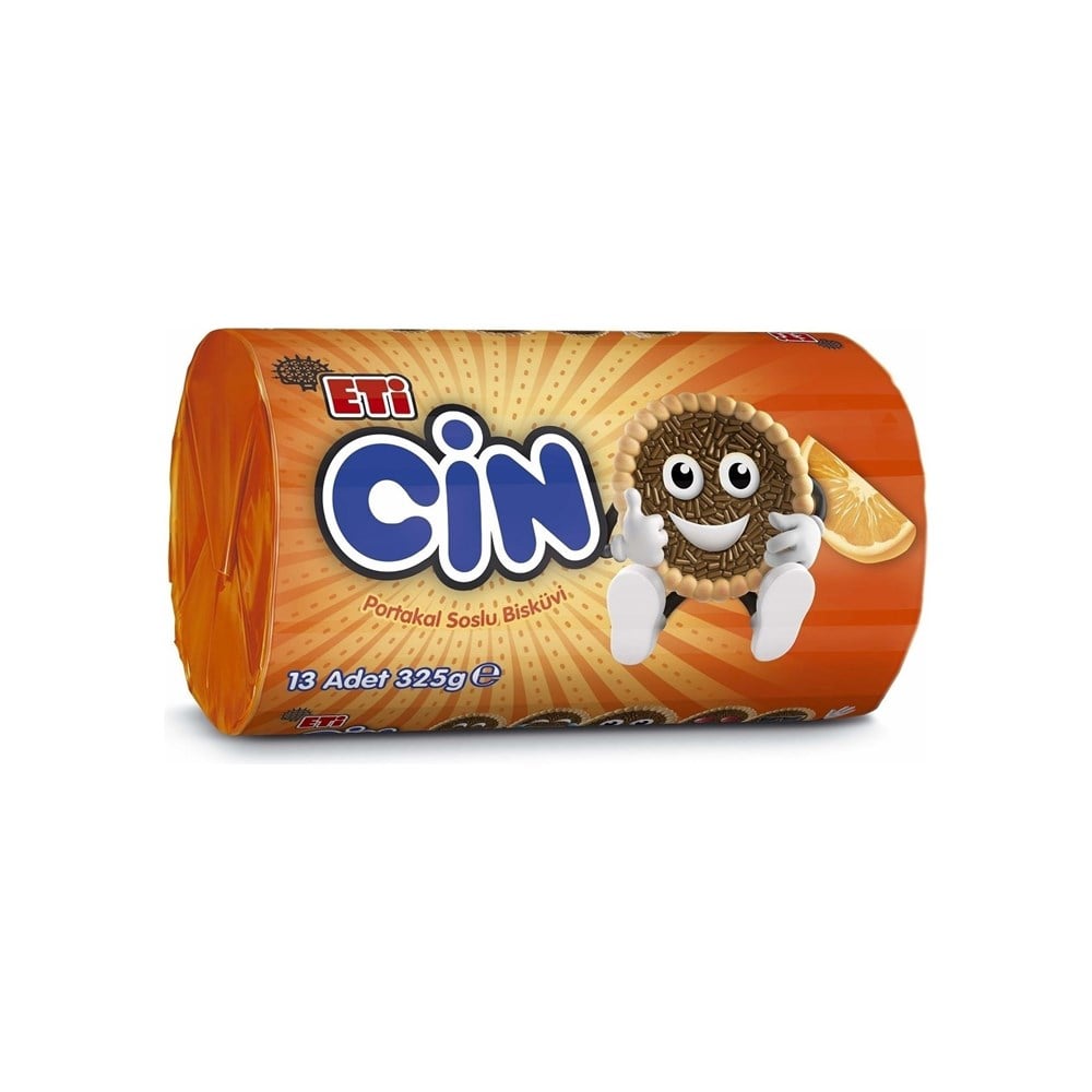 Eti Cin 13'lü Portakallı Bisküvi 325 Gr