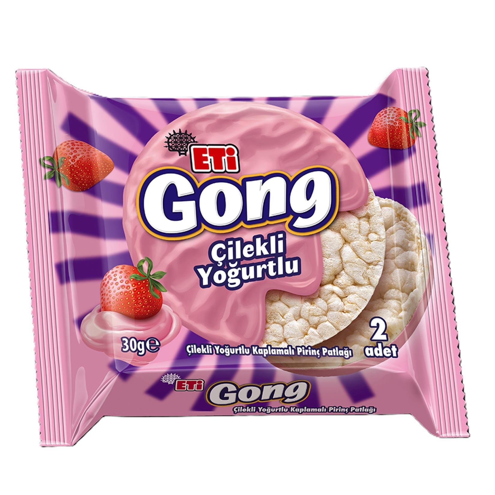 CipsEti Gong Çilekli Yoğurtlu 30 g