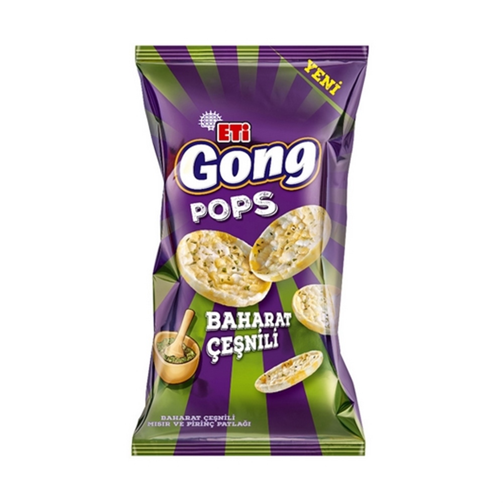 Eti Gong Pops Baharat Çeşnili 80 gr
