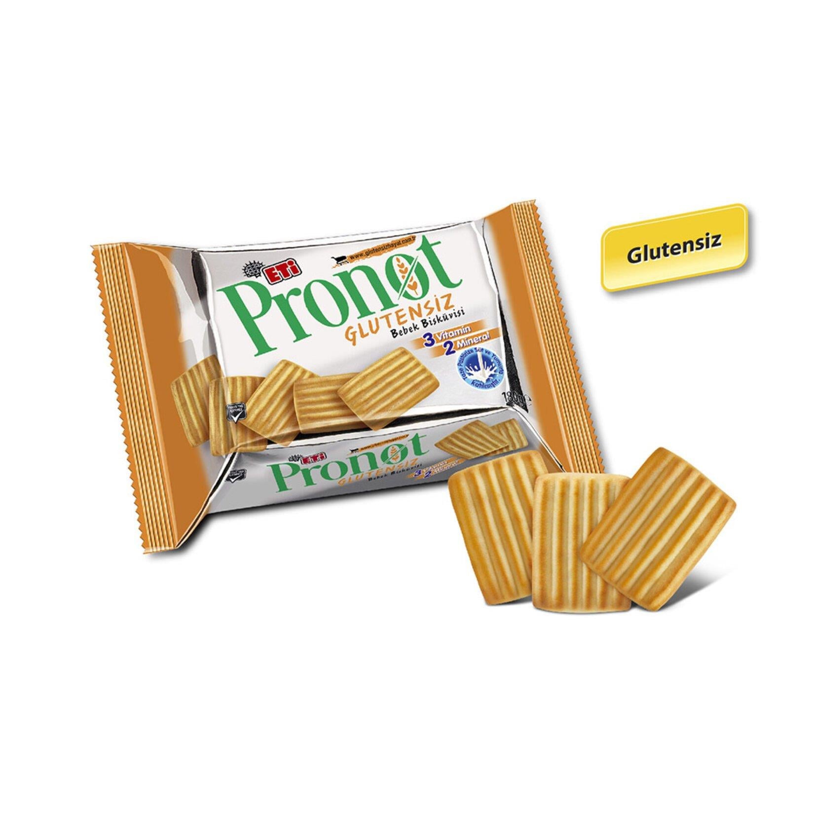 BisküviEti Pronot Glutensiz Bebek Bisküvi 180 Gr
