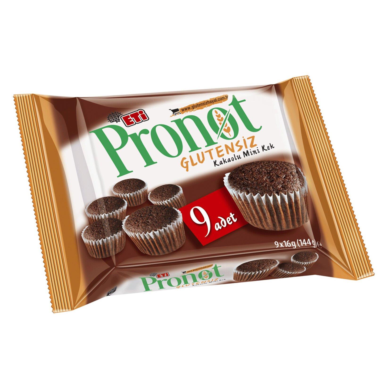 KekEti Pronot Glutensiz Mini Kek Kakaolu 144 Gr