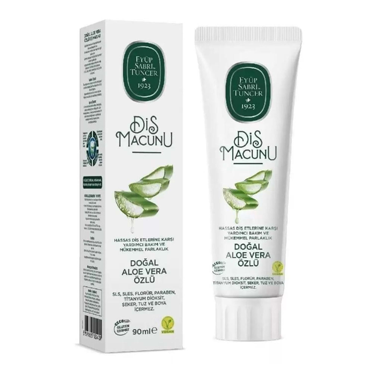 Diş MacunuEyüp Sabri Tuncer 90 Ml Diş Macunu Doğal Aloe Vera Özlü