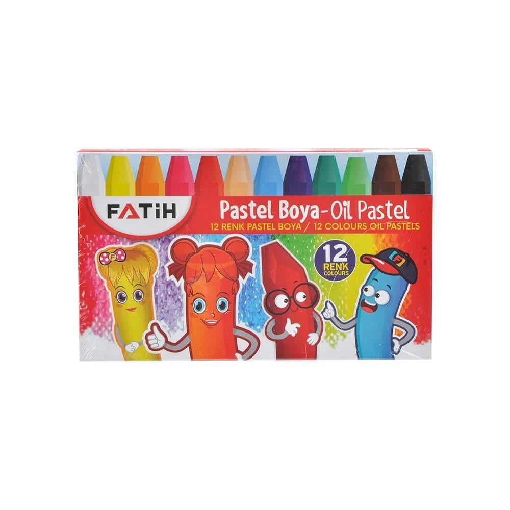 Kırtasiye, Ofis MalzemeleriFatih 12 Renk Pastel Boya